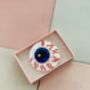 Eyeball Halloween Glitter Resin Brooch / Halloween Jewellery / Gothic Fashion Accessory, thumbnail 5 of 6