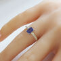 Tanzanite Coloured Zirconium In Sterling Silver, thumbnail 1 of 2