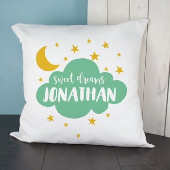Personalised Sweet Dreams Cushion Cover, 4 of 4