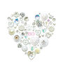 Personalised 80th Birthday Button Heart, thumbnail 4 of 5