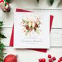 Christmas Wedding Card, Personalised, thumbnail 5 of 5