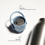 Circular And Co 1 L Stainless Steel Water Bottle Rockpool Blue, thumbnail 3 of 6