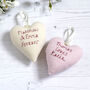 Personalised Wedding Or Anniversary Mini Heart Gift, thumbnail 1 of 12