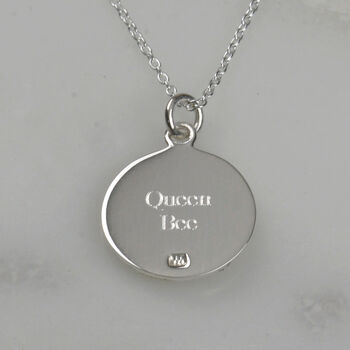 Bee Necklace And Earring Set Personalised, 6 of 7