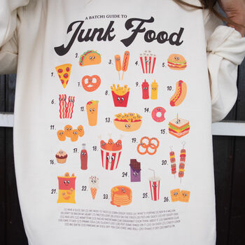 Junk Food Guide Graphic Sweatshirt, 2 of 3