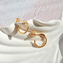 Ripple Hoop Earrings, thumbnail 3 of 8