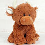 Birth Certificate Highland Plush Cow, Special Edition, thumbnail 1 of 3