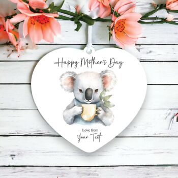 Personalised Mother's Day Koala Drink Decoration, 2 of 2