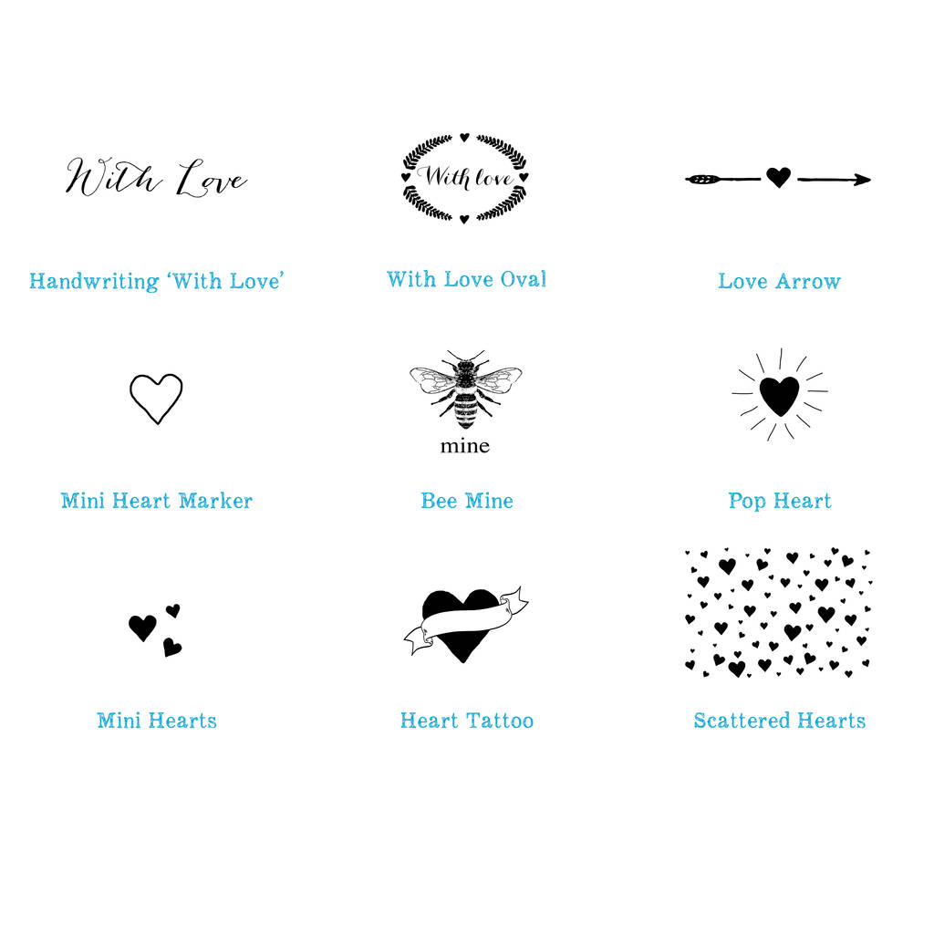 Love Stamps By English Stamp Company