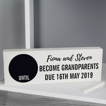 Personalised Pregnancy Countdown Sign, 3 of 3