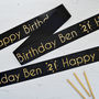 Birthday 48mm Personalised Printed Ribbon, thumbnail 3 of 10