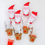 Santa And Reindeer Party Cups, thumbnail 2 of 3