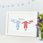 New Baby Twins Personalised Print, thumbnail 2 of 4