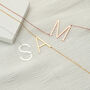 Personalised Gold Letter Necklace, thumbnail 4 of 4