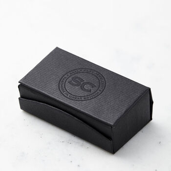 Bespoke Wedding Monogram Necklace And Cufflink Set, 6 of 6
