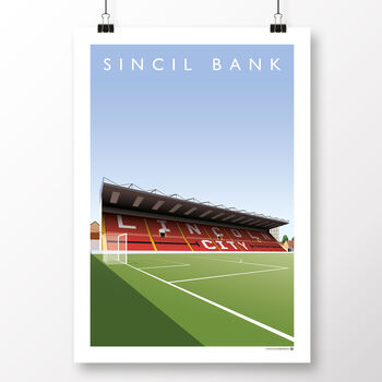 Lincoln City Sincil Bank Poster, 2 of 8