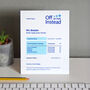 'Outstanding Teacher' Personalised Desk Sign, thumbnail 2 of 4