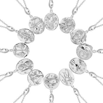 Sterling Silver Zodiac Star Sign Necklace, 4 of 8