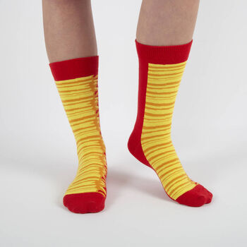 Christmas Gift Bundle Pack:Burger And Fries Socks, 6 of 7