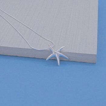 Silver Pacific Starfish Pendant, 2 of 7