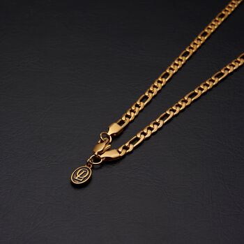 Gold 5mm Figaro Chain, 5 of 11