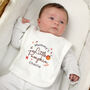 Personalised Little Pumpkin Halloween Bib, thumbnail 1 of 4