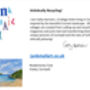 Readymoney Cove, Fowey Cornwall Card, thumbnail 2 of 3