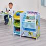 Book Display Unit With Fabric Storage Boxes, thumbnail 1 of 5