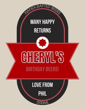 Personalised Craft Beer Gift Lager Or Ipa, 10 of 12