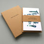 Pack Of Eight 'Thank You' Inky Watercolour Cards, thumbnail 6 of 7