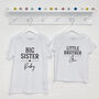 Personalised Sibling Ballpoint T Shirt Set, thumbnail 4 of 6