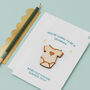 Personalised 'You're Going To Be Grandparents' Baby Grow Announcement Card, thumbnail 1 of 5