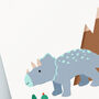 Personalised Triceratops Children's Print, thumbnail 5 of 9