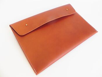 Handmade Leather Document Holder, 2 of 6