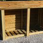 Heavy Duty Log Store 4ft X 6ft High Quality Timber, thumbnail 6 of 6