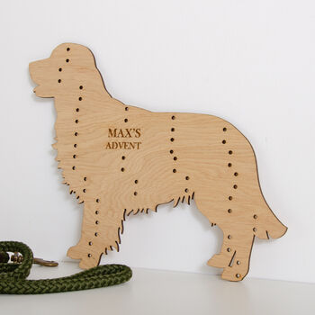 Personalised Golden Retriever Dog Advent Calendar, 3 of 9