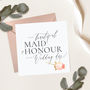 To My Bridesmaid Card | Delicate Rose, thumbnail 3 of 5