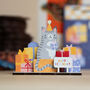 Personalised Cat Birthday Pop Out Card, thumbnail 1 of 5