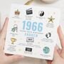 Personalised 60th Birthday Card For Him 1966, thumbnail 1 of 6