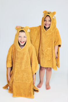 Unicorn Children's Hooded Towel Poncho, 7 of 9