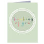 Mini Colourful Thinking Of You Card, thumbnail 2 of 5