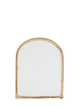 Bamboo Curved Edged Wall Mirror, 2 of 2