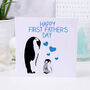 Happy First Father's Day Penguin Card, thumbnail 1 of 4