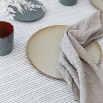 100% Linen Napkins Set Of Two, 2 of 7