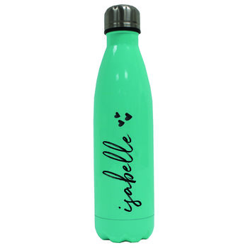 Personalised Name Script Water Bottle By Ellie Ellie ...
