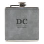 Monogram Wedding Party Hip Flask, thumbnail 2 of 12