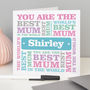 Personalised 'Best Mum' Mother's Day Card, thumbnail 1 of 5