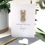 Some Bunny Loves You Personalised Card, thumbnail 1 of 4