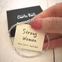 'Strong Woman' Morse Code Bracelet, thumbnail 3 of 7