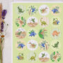 Dinosaur Stickers, Children's 24 Sticker Sheet With Cute Jurassic Design, thumbnail 1 of 2